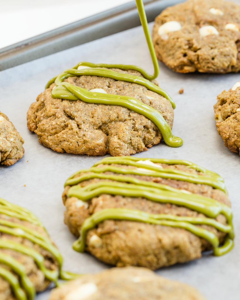 Crema de Almendra con Matcha