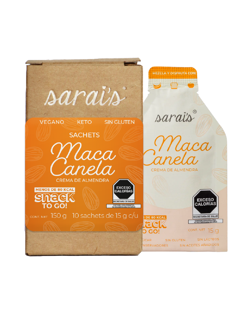 Caja de Sachets Maca Canela