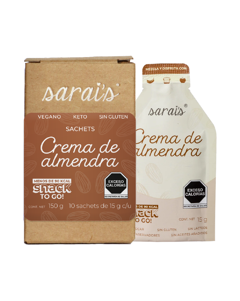 Caja de Sachets Crema de Almendra