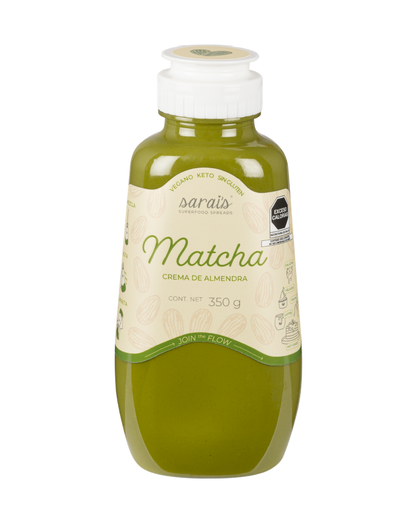 Mamila Crema de Almendra con Matcha 350g