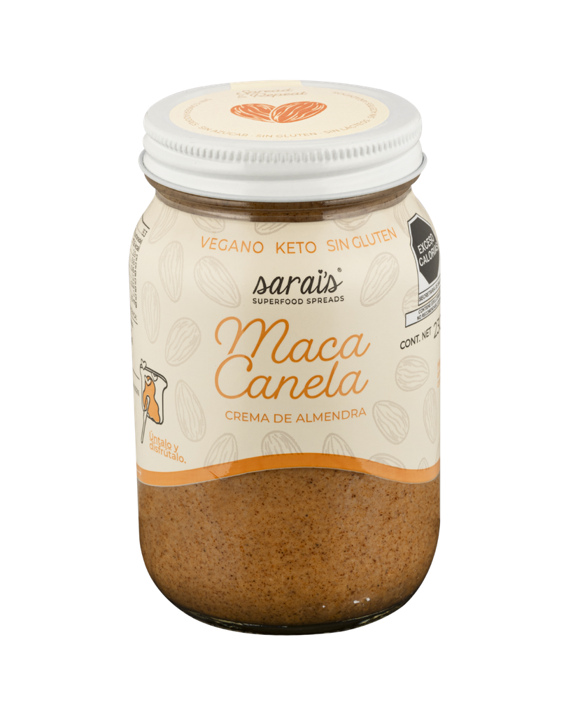 Crema de Almendra Maca y Canela 230g