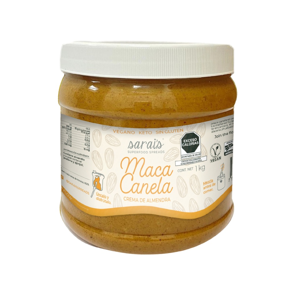 Crema de Almendra Maca y Canela 1kg